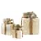 Cream Lighted Gift Boxes with Twine Bows Outdoor Christmas Décor Set